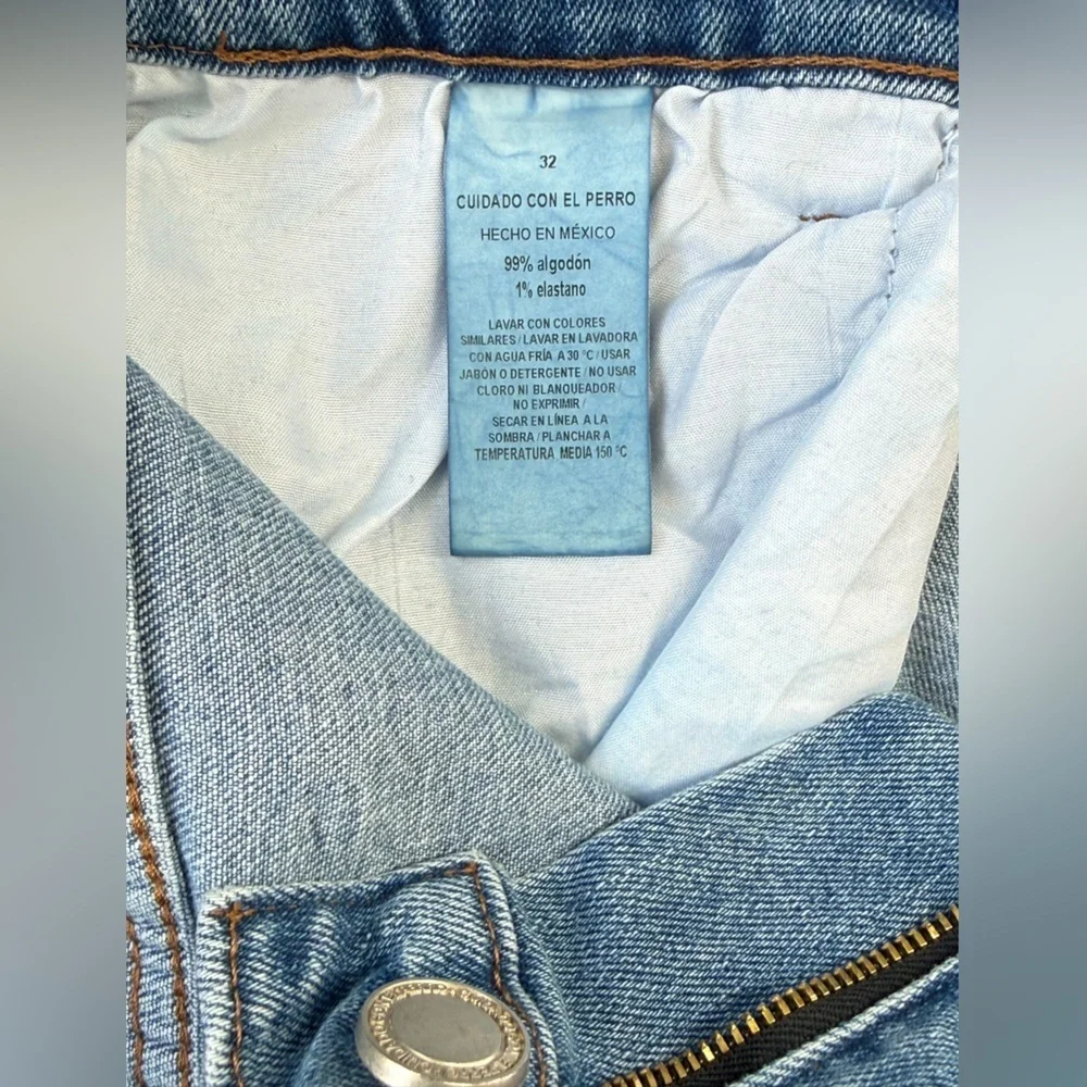 Cuidado Con El Perro Slim Straight Jeans Size 32 Medium Wash